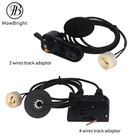 Support de lampe en aluminium suspendu intérieur populaire DIY GU10 combinable avec un pendentif décoratif à abat-jour différent