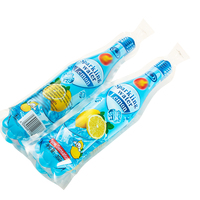 Sacs en plastique pour jus en forme de bouteille PET PE avec impression personnalisée, emballages flexibles, sachets d'injection pour boissons liquides