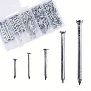 Clous de charpente à tête en D de 34 degrés, en acier Q235, avec revêtement galvanisé à chaud, collés sur bande de papier, pour applications marines - Product Image 1