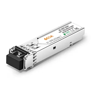 Módulo transceptor 6COM 1000BASE-SX SFP 850nm 550m LC MMF compatível para Cisco 15454-SFP-LC-SX