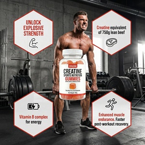 Bonbons Gommeux de Créatine pour la Nutrition Sportive : Réduit les Douleurs Musculaires, Complément Alimentaire, Carburant Musculaire - Product Image 3