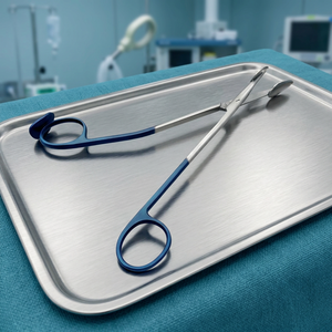 Pinces chirurgicales vétérinaires en acier inoxydable 19 cm réutilisables pour la chirurgie animale Classe I certifiées CE - Product Image 4