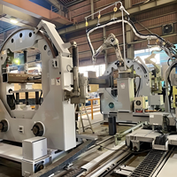 Ligne d'assemblage automatique robuste avec contrôle PLC et intégration de station de soudage robotisée haute efficacité pour l'automatisation de la fabrication