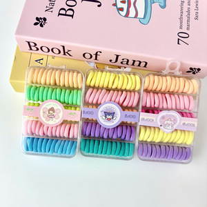 Iwoo – attaches pour cheveux pour enfants, bandes élastiques en velours couleur bonbon, 15x5cm, usage quotidien - Product Image 1