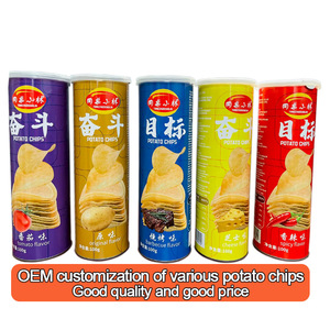 <span class=keywords><strong>Patatas</strong></span> fritas enlatadas personalizadas OEM 110g/120g/130g/140g/150g de fabricantes, venta al por mayor de aperitivos exóticos de China - Product Image 2