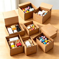 Boîte en carton pliable en forme de cœur avec logo personnalisé, gaufrage, laminage mat, emballage cadeau de luxe pour bougies, mariage