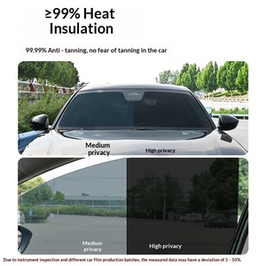 Film solaire auto-adhésif pour vitres de <span class=keywords><strong>voiture</strong></span>, haute performance, <span class=keywords><strong>isolant</strong></span> thermique, résistant aux chocs, protection solaire, PET - Product Image 2
