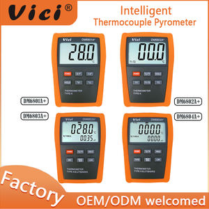 Vici DM6802A + 3 1/2 Dupla Entrada Digital Termopar Industrial Dupla Temperatura Teste Termômetro - Product Image 5