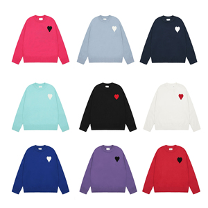 <span class=keywords><strong>Maglione</strong></span> Pullover per Donna Lavorato a Maglia con Motivo Lettera d'Amore Stile Streetwear <span class=keywords><strong>Maglione</strong></span> per Uomo <span class=keywords><strong>Ami</strong></span> - Product Image 1