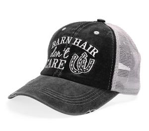 Barn Hair Don Not Care Baseball Hat Femmes Tous Les Jours <span class=keywords><strong>Bad</strong></span> Hair Day Maman Femmes Broderie Réglable Baseball Queue De Cheval Cross Hat - Product Image 3
