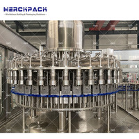 Machine de remplissage automatique de jus de fruits en bouteilles PET, ligne de production de remplissage à chaud pour les usines de boissons
