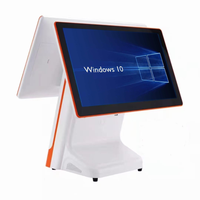 Sistema POS Todo en Uno con Pantalla Táctil de 15.6 Pulgadas, Directo de Fábrica, CPU I3/I5/I7, Windows 10/11, Caja Registradora para Restaurante