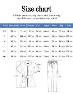 Set di Uniformi Elasticizzate per Infermiere con Cerniera, Abbigliamento da Lavoro Morbido per Saloni di Bellezza e Parrucchieri - Product Image 4