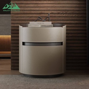 Comodino Multifunzione Wayon in Legno Massello, <span class=keywords><strong>Tavolino</strong></span> <span class=keywords><strong>Rotondo</strong></span> Moderno <span class=keywords><strong>per</strong></span> <span class=keywords><strong>Camera</strong></span> <span class=keywords><strong>da</strong></span> <span class=keywords><strong>Letto</strong></span> e Sale <span class=keywords><strong>da</strong></span> Pranzo - Product Image 6