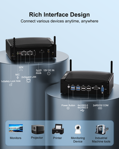 Mini PC sans ventilateur Intel Core I3 1215U, 2xHDMI, Intel Core 12e génération, double LAN, <span class=keywords><strong>ordinateur</strong></span> industriel robuste ITX, 8xUSB, Windows 10, WiFi 4G - Product Image 4