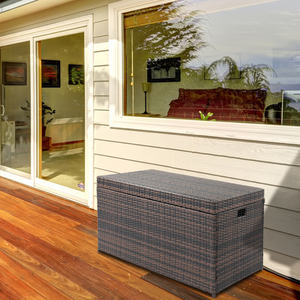 DB Brown Gradient Outdoor Deck Box Almacenamiento Diseño simple y práctico - Product Image 5