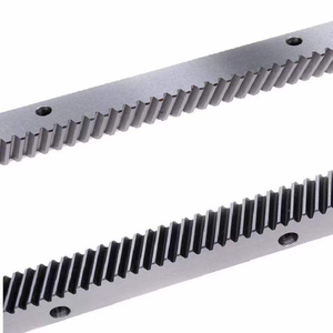 Piñón y cremallera de alta calidad OEM, utilizados para máquinas herramienta de movimiento lineal con cremallera de engranajes helicoidales. - Product Image 3