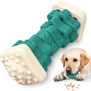 Custom New Arrival Durable Food Grade Nylon Rotatable Bone Design Indestructable TPR <b>Dog</b> <b>Toy</b> Pet Chew <b>Toy</b> - Product Image 1