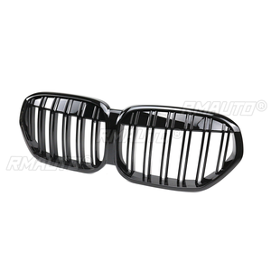 สำหรับ BMW X1 F48 LCI 2020 2021 2022 กระจังหน้าทรงไตคู่แบบเรซซิ่ง สีดำเงา อะไหล่ตกแต่งรถยนต์ - Product Image 3