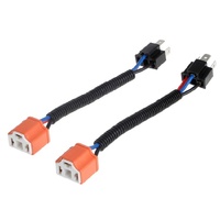 Werkslieferung H4 Keramik-Scheinwerferanschluss Kabelbaum 3-Pin Hochtemperatur-Adapter für Automobil/Motorrad