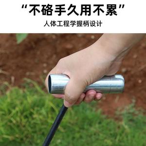 Green Heng Stainless Steel Wild Vegetable Shovel Curved Garlic Sprout Spatula With Rubber Handle For Home Gardening - Product Image 4