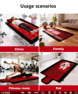 Tapis de thérapie ILUXRED OEM personnalisé <span class=keywords><strong>pour</strong></span> livraison directe, longueurs d'onde infrarouges proches 660 nm rouge et 850 nm, <span class=keywords><strong>pour</strong></span> le <span class=keywords><strong>visage</strong></span>, <span class=keywords><strong>les</strong></span> <span class=keywords><strong>yeux</strong></span>, <span class=keywords><strong>les</strong></span> mains, usage domestique - Product Image 2
