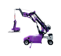 COWEST WSR-600M Pompe hydraulique industrielle multifonctionnelle pour bras robotisé, entraînement par roues avant, en acier inoxydable, pour installation de murs-rideaux