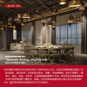 ร้านอาหารตะวันตกสไตล์มุส<span class=keywords><strong>ล</strong></span>ิมซินเจียงในเอเชียตะวันออกเฉียงใต้ โคมไฟระย้าเห<span class=keywords><strong>ล</strong></span>็กสีทอง ร้านอาหารหม้อไฟ โฮมสเตย์ บาร์ <span class=keywords><strong>ชา</strong></span> - Product Image 4