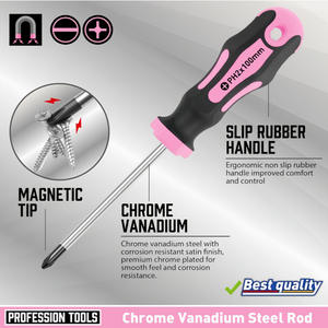 Juego de destornilladores magnéticos de 115 piezas, Phillips, de cabeza plana, con mango antideslizante, herramientas de reparación DIY con llavero incluido - Product Image 4