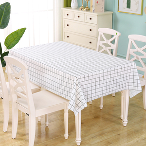 Plastik tischdecke mit Flanell rücken PVC-freie wasch bare Tischdecke Wisch bare auslaufs ichere Plastik tischdecken für Camping - Product Image 2