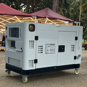 Groupe électrogène diesel super silencieux Jintai - 10KW/12KVA, démarrage automatique, fonctionnement en veille avec cabine insonorisée pour usage industriel - Product Image 1