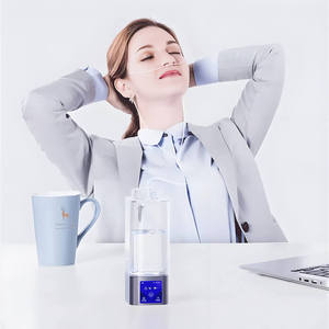 WEIZI 350ml Hydrogen-Rich Water Bottle Generator 9000ppb 99.999% Purity Battery/USB/Electric Powered 7W Power <b>Hot</b> <b>Cold</b> YZ-FQ11 3 - Product Image 1