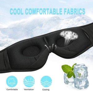 ผู้ผลิตหูฟังไร้สาย3D ใหม่เพลง Sleepmask นอนหลับวงตาหายใจหน้ากากฟันสีฟ้า V5.0ชุดหูฟังโทร - Product Image 2