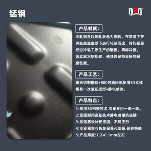 แผ่นกันกระแทกใต้ท้องรถ Ding Shili สำหรับ Fengyun A9L 2025 ชุดป้องกันใต้ท้องรถแบบเต็มคัน ผลิตจากเหล็กแมงกานีส อลูมิเนียม และแมกนีเซียมอัลลอยด์ 5 ชิ้น - Product Image 3