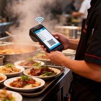 Imprimante thermique portable de reçus et d'étiquettes pour PDA mobile POS, idéale pour les petites entreprises, les magasins de détail et la collecte de billets sur site
