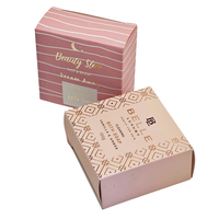 Individuell Bedruckte Goldfolie Umweltfreundliche Recycelbare Lidschatten-Palette Verpackung Einzelhandelsbox Make-up Produkt Karton Papierbox
