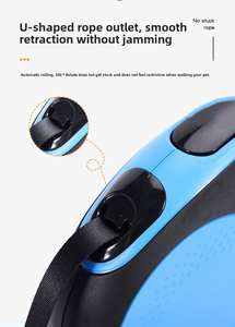 5 Meter Red/Black Durable Luxury Fashion Personalized Retractable <b>Dog</b> <b>Leash</b> Quick Release Poop Bag Holder 30kg <b>Dog</b> Wholesale OEM - Product Image 3