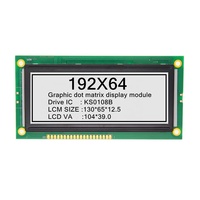 Module d'écran LCD graphique transflectif 192x64 KS0108B