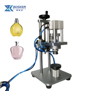 BSK-QZ01 perfume bottle semi automatic crimping machine spray pump capping machines