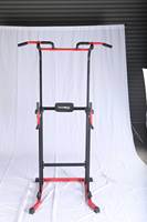 Tour de musculation multifonctionnelle autoportante avec barre de traction et station de dips réglable pour l'entraînement de force du haut du corps et du tronc