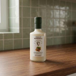 Liqueur crémeuse aux amandes infusée à la sicilienne Paesano Gourmet Italian, bouteille en verre de 100 ml, saveurs citron et café, 17 % ABV, desserts - Product Image 3