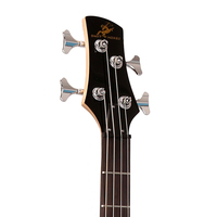 Wholesale Professional 34'' Solid Basswood Electric Bass 24 Frets OEM with Optional Color Electric Bass Guitar Factory Product