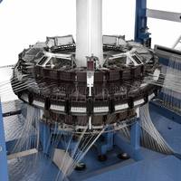 Machine à tisser circulaire à 4 navettes pour la fabrication de sacs en filet pour oignons, fruits et légumes