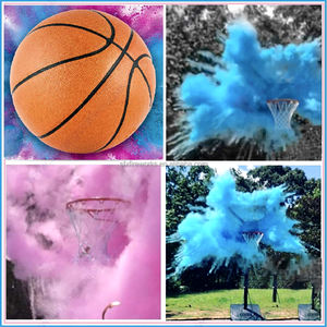 Fête Holi confettis <span class=keywords><strong>panier</strong></span> Golf Base football rose bleu garçon fille décoration poudre Kit sexe révéler ballon <span class=keywords><strong>de</strong></span> Football bébé douche - Product Image 2