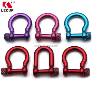 M4 M5 Chất Lượng Cao Kim Loại Có Thể Điều Chỉnh Khóa Paracord Vòng Đeo Tay Còng Dưới Thép Không Gỉ <span class=keywords><strong>Bow</strong></span> Còng Dưới Với Vít Cổ Áo Pin - Product Image 6