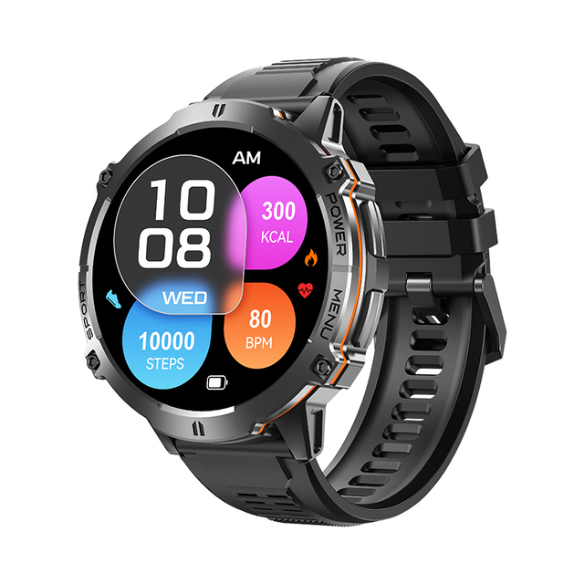 X3 Smart Watch Outdoor 1000mAh Long Battery Life 100 Days Standby, AMOLED Display, AI Watch Face, Metal Body, Fitness Tracker