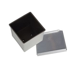 Cuisson Noir Carré Eau Cube Antiadhésif En Acier Au Carbone Rectangle Toast Boîte Pain Étain Gâteau Moule Pain Moule Avec Couvercle - Product Image 6
