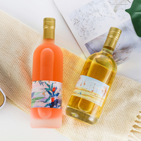Bouteille d'alcool vide de 375ml 500ml, bouteille en verre givré, pour Vodka, Whisky, Tequila, Rum, boisson