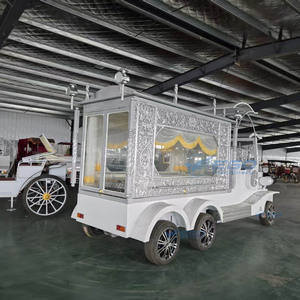 รถศพโบราณไฟฟ้าสีเงินสุดหรู ผลิตภัณฑ์ใหม่จากโรงงานจีน ขายตรง - Product Image 3
