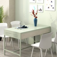Ensemble de chambre intégré en acier et bois avec bureau et armoire pour les projets PBSA et micro-appartements haut de gamme
